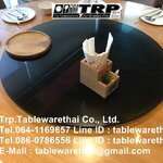 จานหมุน,กระจกหมุนโต๊ะจีน,กระจกจานหมุนโต๊ะอาหาร เลซีซูซัน Lazy Susan Turntable 懒惰的苏珊 旋转玻璃餐桌 中式旋转玻璃桌套装 กระจกกลมสีชาดำ ขนาด 90 cm.หนา 8 mm.จานหมุน 20 นิ้ว(สำหรับโต๊ะกลม 160 ซม.) โดย.Trp.Tablewarethai