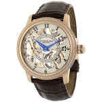 Stuhrling Original 228.33452 นาฬิกาผู้ชาย Symphony Saturnalia Brumalia Mechanical Hand-wind Skeleton Men's Watch
