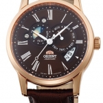Orient SAK00003T0 นาฬิกาผู้ชาย Sun and Moon Automatic Made in Japan Men's Watch