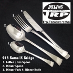 Cutlery Factory Manufacturer Of Stainless Steel Flatware Dinnerware Kitchen Knives Utensils Quality Product Made In Thai Land 915 Rama IX Bridge Coffee / Tea Spoon Dinner Spoon Dinner Fork Dinner Knife Handmade Rust-Proof Stainless Steel 304