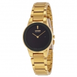 Citizen GA1052-55E นาฬิกาผู้หญิง Eco-Drive Axiom Gold Tone Women's Watch