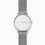 Skagen SKW2785 นาฬิกาผู้หญิง Signatur Silver-Tone Steel-Mesh Quartz Women's Watch