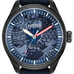 Citizen AW2037-04W นาฬิกาผู้ชาย Eco-Drive Marvel Heros Blue Men's Watch