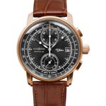 Zeppelin 8672-2 นาฬิกาผู้ชาย 100 Years Chronograph Quartz Men's Watch Made In Germany