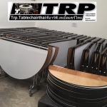 Round,Table Meeting,Table Banquet, 圆桌会议 餐桌 中式餐桌 配有旋转镜组 ขนาด กว้าง 150 ซม.สูง 75 ซม. โต๊ะจีนโต๊ะกลมพับขาโต๊ะจัดเลี้ยงโตีะโรงแรมโต๊ะสัมมนาโตีะประชุมโต๊ะพับเอนกประสงค์,โดย.ทีอาร์พี.เทเบิ้ลแวร์ไทย / Trp.Tablewarethai