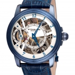 Stuhrling Original 228.33L5C3 นาฬิกาผู้ชาย Stuhrling Original รุ่น 228.33L5C3, Symphony Saturnalia Brumalia Mechanical Skeleton Blue Men's Watch
