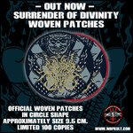 SURRENDER OF DIVINITY &apos;S/T&apos; Woven Patches (Circle Shape)
