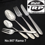 907 Rama 7 Cocktail Fork,Coffee / Tea Spoon,Dinner Spoon,Dinner Fork,Dinner Knife,ส้อมค็อกเทล,ช้อนกาแฟ,ช้อนคาว,ส้อมคาว,มีดคาว,Made in thailand,สแตนเลส,Stainless Steel 304 Trp.Tablewarethai / ทีอาร์พี.เทเบิ้ลแวร์ไทย รับประกันปลอดสนิมตลอดอายุการใช้งาน