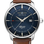 Zeppelin 8442-3 นาฬิกาผู้ชาย Atlantic GMT Quartz Men's Watch