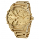 Diesel DZ7399 นาฬิกาผู้ชาย Diesel รุ่น DZ7399, Mr. Daddy 2.0 Chronograph Gold Tone Men's Watch