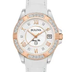 Bulova 98R233 นาฬิกาผู้หญิง Marine Star Quartz Diamonds Women's Watch