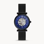 Fossil ME3177 นาฬิกาผู้หญิง Carlie Automatic Black Women's Watch