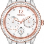 Citizen FD2016-51A นาฬิกาข้อมือผู้หญิง Citizen Eco-Drive รุ่น FD2016-51A, Silhouette Swarovski Crystal Women's Watch