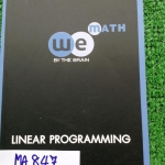 MA847 [The Brain] คณิตเรื่อง กำหนดการเชิงเส้น เล่มเปล่าไม่มีจด แบบฝึกหัดassignmentมีเฉลยละเอียดทุกข้อ