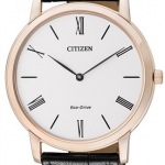 Citizen AR1113-12B นาฬิกาข้อมือผู้ชาย Eco-Drive Stiletto Ultra Thin Made in Japan Men's Watch