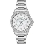 Bulova 96R232 นาฬิกาผู้หญิง Marine Star Quartz Diamonds Women's Watch