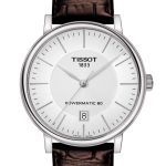 Tissot T122.407.16.031.00 นาฬิกาผู้ชาย T1224071603100, Carson Premium Powermatic 80 Automatic Men's Watch