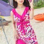 ชุดว่ายน้ำคนอ้วนพร้อมส่ง :ชุดแฟชั่นว่ายน้ำคนอ้วนสีชมพูแต่งลายผ้าสีสันสดใส กางเกงขาสั้นใส่ด้านในน่ารักมากๆจ้า:รอบอก42-52นิ้ว เอว34-44นิ้ว สะโพก38-48นิ้วจ้า