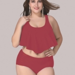 ชุดว่ายน้ำไซส์ใหญ่ ทูพีชพร้อมส่ง :ชุดว่ายน้ำคนอ้วนสีแดงแต่งระบายที่บราและผ้าโปร่งที่กางเกงแบบสวย sexy มากๆจ้า:รอบอก44-54นิ้ว เอว34-44นิ้ว สะโพก40-50นิ้ว