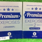 EN1743 [Enconcept] Premium Exercises คอร์ส Admission GAT&O-NET&9วิชาสามัญ แบบฝึกหัดมีเฉลยให้ด้านหลัง เล่มGrammar ทำไปแล้วทั้งเล่ม เล่มReading&Vocabทำไปบ้างแรกๆ ขายเหมา2 เล่ม 500฿