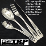 Cutlery Factory Manufacturer Of Stainless Steel Flatware Dinnerware Kitchen Knives Utensils Quality Product Made In Thai Land 805 Jaopraya River Coffee / Tea Spoon Dinner Spoon Dinner Fork Dinner Knife Handmade Rust-Proof Stainless Steel 304