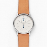 Skagen SKW6498 นาฬิกาผู้ชาย Kristoffer Brown Leather Quartz Men's Watch