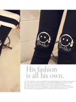 เลคกิ้งคนท้อง ลาย smile ยิ้ม มีสายปรับขนาดครรภ์