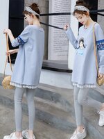 เสื้อคลุม แขนยาว ผ้าคอตต้อน ต่อปลายลูกไม้ เนื้อนิ่ม ใส่สบาย น่ารักค่ะ