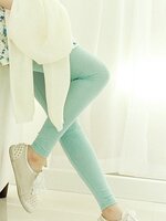 เลคกิ้ง ขายาว สีมิ้น เบาสบาย