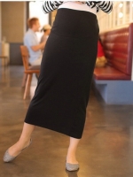 กระโปรงคนท้อง ผ้ายืด มีผ้าพยุงครรภ์ สายปรับขนาด ผ้านิ่มมาก M,L,XL สำเนา