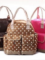 กระเป่าอเนกประสงค์ สำหรับคุณแม่ เก็บได้สารพัด จะถือหรือสะพายก็น่ารักฝุดๆ มี 3 สี