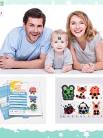 แผ่นวัดไข้ แบบแผ่น ใช้แปะบนหน้าผากได้เลย ปลอดภัย ไม่ทำให้หนูน้อยตกใจ ใช้ได้กับทุกคนในครอบครัว