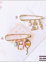 เข็มกลัดติดชุด ติดเพื่อความสวย หรือติดเพื่อความเชื่อสวยลงตัว เซต เมฆน้อย