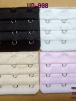 ตะขอเพิ่มขนาดเสื้อชั้นใน เลือนได้ 3 ระดับ แบบ 3 แถว มี 4 สี ขาว ดำ ชมพู เนื้อ สำเนา