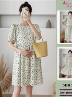 เดรสคลุมท้องแฟชั่นสบายๆ ผ้าชีฟอง เนื้อดี มีน้ำหนัก ทิ้งตัวสวย ใส่สบาย มีซับใน M L XL XXL