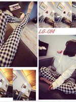 กางเกงคนท้อง ขายาว ลายสก๊อต L , XL