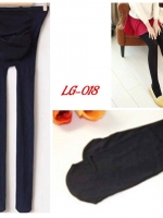 ถุงน่องคนท้อง สีดำ ปลายเท้าปิด ปรับเอวได้