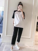 ชุดเสื้อ+กางเกงคนท้อง แบบ4ส่วน ชุดแบบสปอต น่ารักมาก M L XL XXL