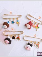 เข็มกลัดติดชุด ติดเพื่อความสวย หรือติดเพื่อความเชื่อสวยลงตัว เซต เด็กน้อย V.1