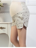 กางเกงขาสั้นคนท้อง ลายแมวเหมียว น่ารักค่ะ สีน้ำตาล M,L,XL,XXL