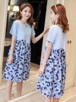 ชุดคลุมท้อง ลายน่ารัก สไตล์วินเทจ แบบน่ารัก ใส่สบาย M L XL XXL