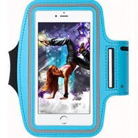 สายรัดแขนออกกำลังกาย Sport Armband สีฟ้า ไซต์เล็ก