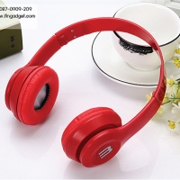 หูฟัง Headphone Fold J-03 สีแดง
