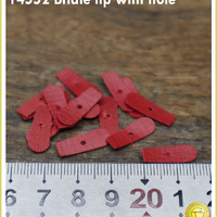 14552 Bridle tip with hole