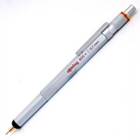 ดินสอกด+สไตลัส rOtring 800+ ด้ามสีเงิน* ขนาดหัว 0.7 mm.