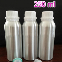 ขวดอลูมิเนียมฝาเกลียวล็อคขาว 250 ml แพค 4 ใบ