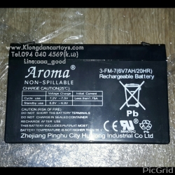 แบตเตอรี่ 6v7A