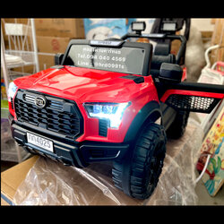 รถเด็กแบตเตอรี่จิ๊ปโตโยต้าสปอต4x4 💥ใช้มือถือบังคับได้💥(ต่อบูลทูธเพลงได้โยกแบบสไลด์, 5มอเตอร์ แบต12v4.5a, เล่นusb aux, ออกตัวสมูท, รีโมทบูลทูธ, มีโช้ค, มีประตูเปิดได้)