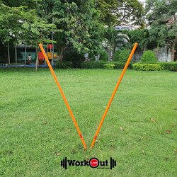 เสาสลาลม 166 cm (178cm รวมเข็ม) แบบมีสปริง