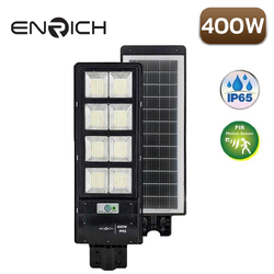 โคมไฟถนนโซล่าเซลล์ LED 400W ENRICH Sunlight All in one